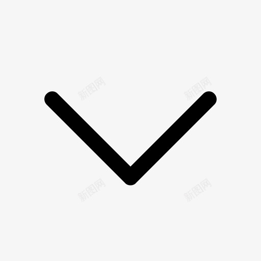 V形下箭头六点圆角svg_新图网 https://ixintu.com 形下 箭头 六点 圆角