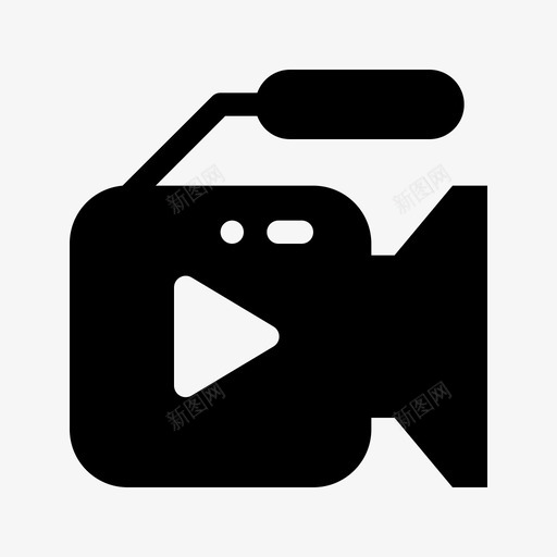 摄像机视频通信信息svg_新图网 https://ixintu.com 摄像机 视频 视频通信 信息 电影 记录 通信 字形