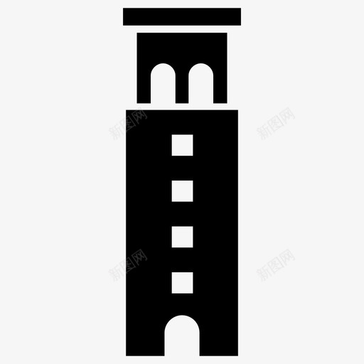 圣马可钟楼建筑意大利地标svg_新图网 https://ixintu.com 钟楼 地标 圣马可 意大利 罗马 建筑 意大利塔 马克 实心 图标