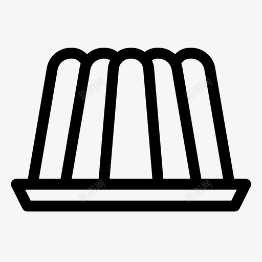 布丁甜点明胶svg_新图网 https://ixintu.com 果冻 布丁 甜点 明胶