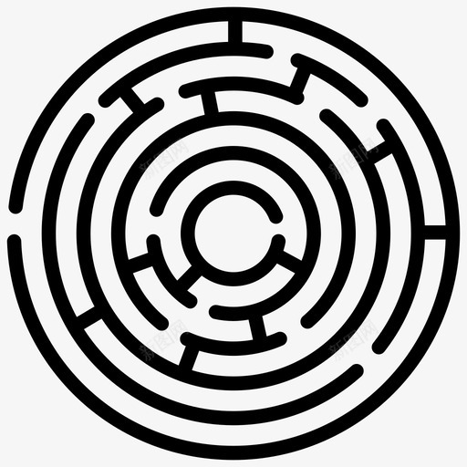 圆形迷宫商业挑战迷宫游戏svg_新图网 https://ixintu.com 迷宫 圆形 商业 挑战 游戏 拼图 益智游戏 线图 图标