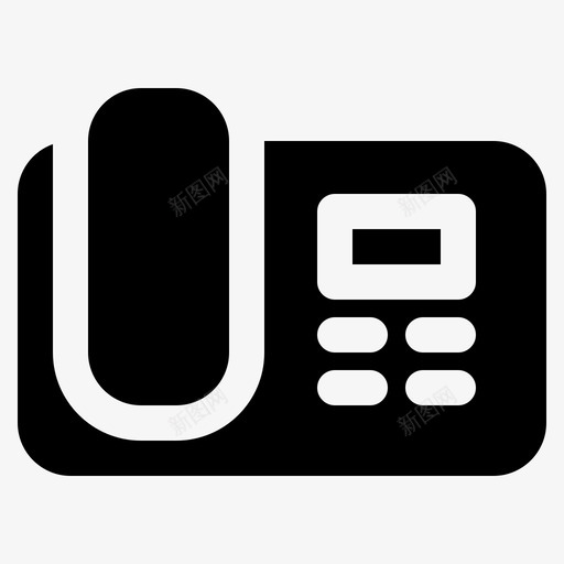 电话应用程序通信svg_新图网 https://ixintu.com 应用程序 桌面 电话 通信 标志 标志符 符号