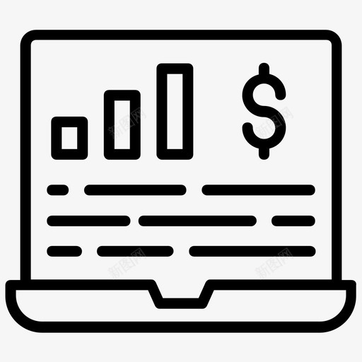 金融网站商业网站电子商务svg_新图网 https://ixintu.com 网站 金融 商业 商业网 电子商务 财务 评估 笔记本 电脑 在线 商务