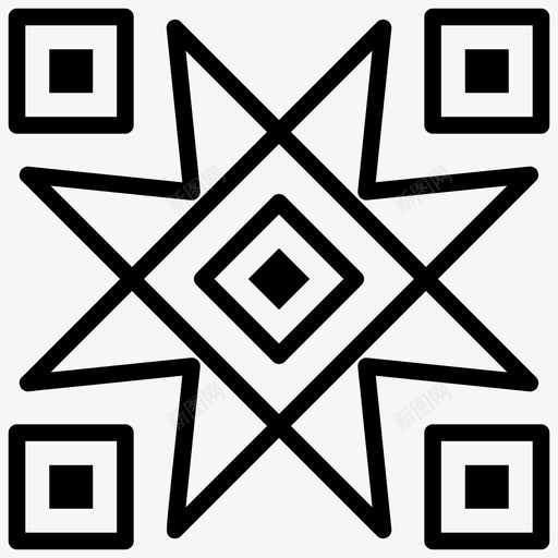 民族边界设计垫纹身标志svg_新图网 https://ixintu.com 部落 民族 边界 设计 纹身 标志 图案 符号 线图 图标