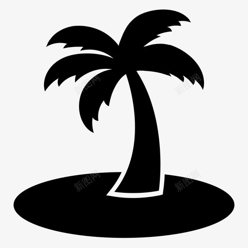 岛海滩荒岛svg_新图网 https://ixintu.com 海滩 荒岛 棕榈 旅游度假 圣诞节 寒假