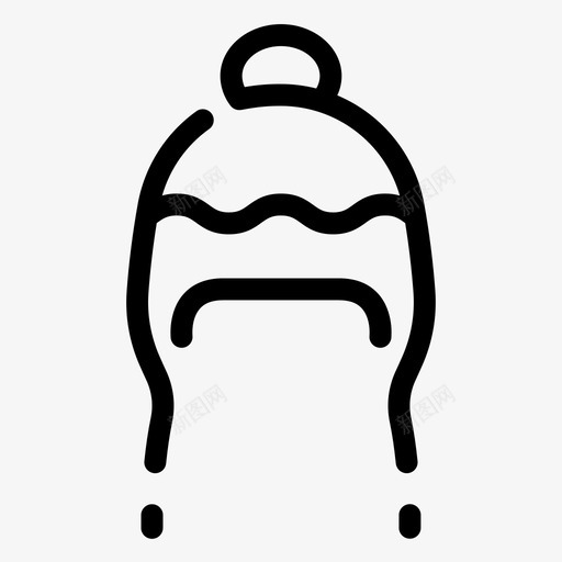 比尼时尚帽子svg_新图网 https://ixintu.com 比尼 时尚 帽子 保暖 冬季 羊毛 圣诞 提纲