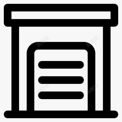 车库机库停车场svg_新图网 https://ixintu.com 房地产 车库 机库 停车场 仓库 概述