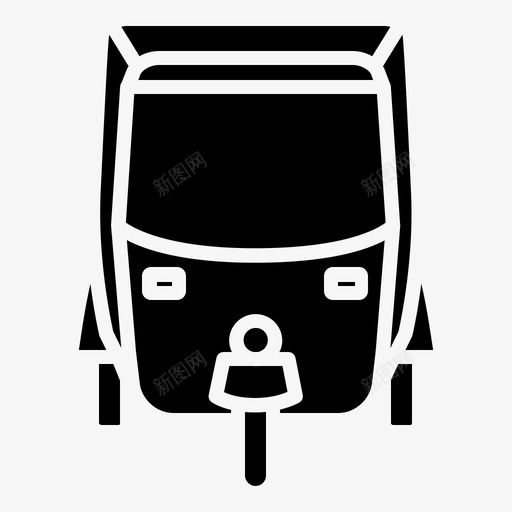 汽车人力车汽车出租车svg_新图网 https://ixintu.com 汽车 出租车 人力车
