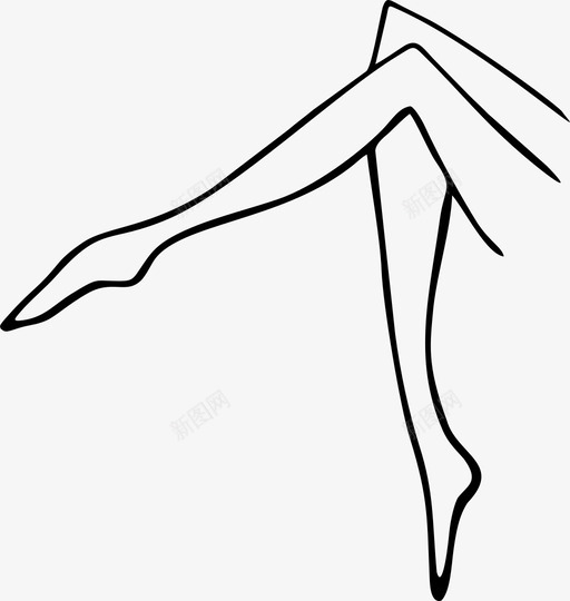 腿绘画手绘svg_新图网 https://ixintu.com 绘画 手绘