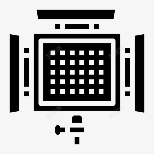 led灯相机单反相机svg_新图网 https://ixintu.com 相机 灯灯 单反 设备 闪光灯 照片 配件