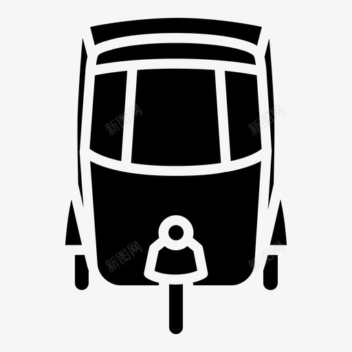汽车人力车汽车出租车svg_新图网 https://ixintu.com 汽车 出租车 人力车