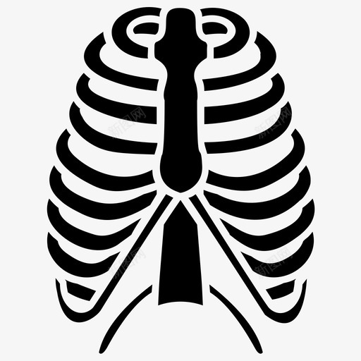 胸腔身体部位人体解剖学svg_新图网 https://ixintu.com 人体 关节炎 图标 字形 胸腔 胸骨 脊柱 解剖学 身体 部位 骨关节 骨科