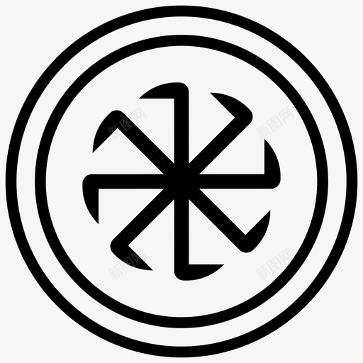 圆形部落地毯民族边界手工艺品svg_新图网 https://ixintu.com 部落 地毯 圆形 民族 边界 手工艺品 符号 线图 图标