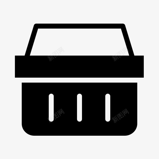 包篮子购物篮svg_新图网 https://ixintu.com 包篮子 篮子 购物篮