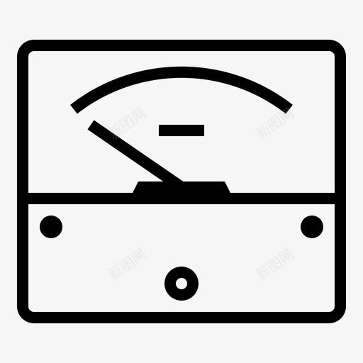 伏特计安培表电svg_新图网 https://ixintu.com 伏特计 安培 电表