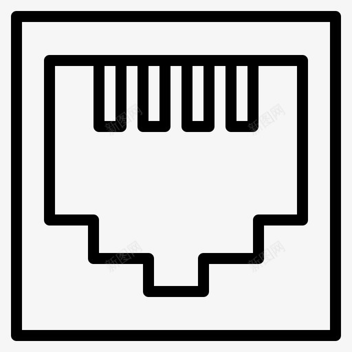 lan端口电缆网络svg_新图网 https://ixintu.com 端口 电缆 网络 插头 计算机