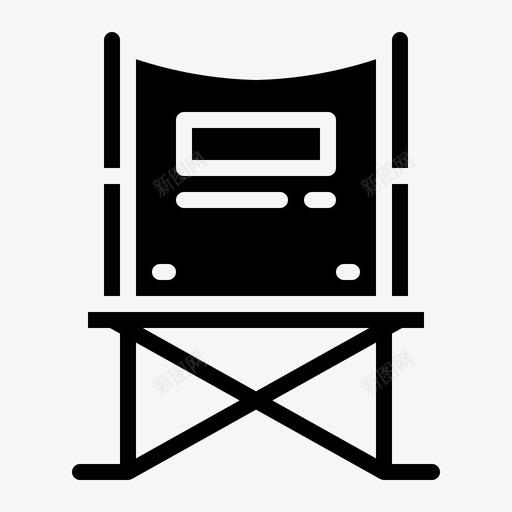 椅子帐篷舒适svg_新图网 https://ixintu.com 椅子 帐篷 舒适 折叠 狩猎 实心