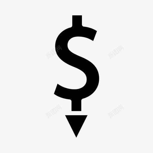 赔钱成本垮台svg_新图网 https://ixintu.com 赔钱 成本 垮台 办公室 雕文 图标