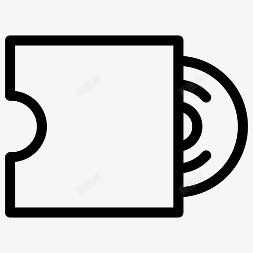 cd套音频cd盒svg_新图网 https://ixintu.com 套套 音频 盒盖 音乐 其他