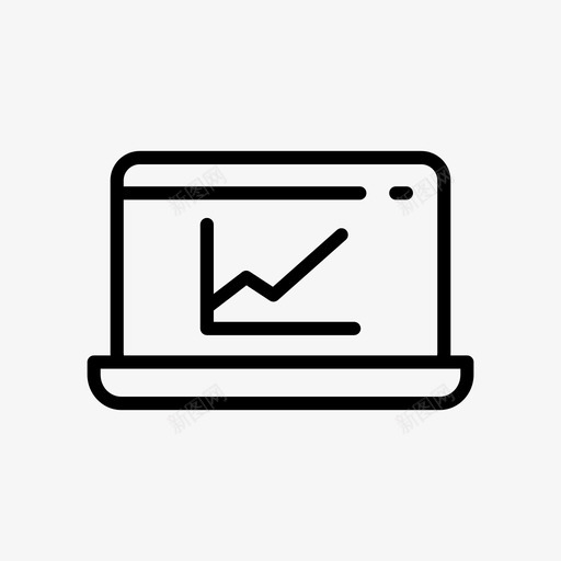 笔记本电脑图表图表波动svg_新图网 https://ixintu.com 图表 笔记本 电脑 波动 商店 营销