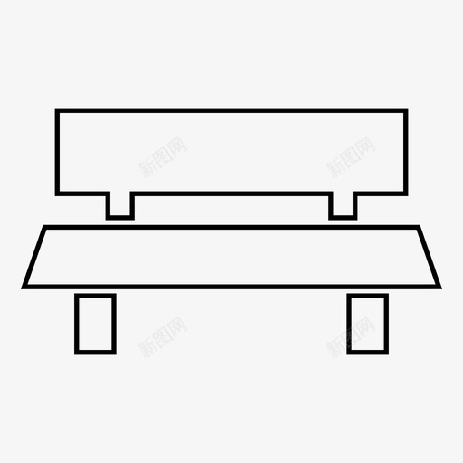 长凳椅子班级svg_新图网 https://ixintu.com 座位 长凳 椅子 班级 营销 图标