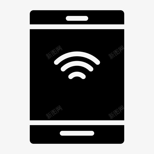 手机平板电脑wifisvg_新图网 https://ixintu.com 手机 平板电脑