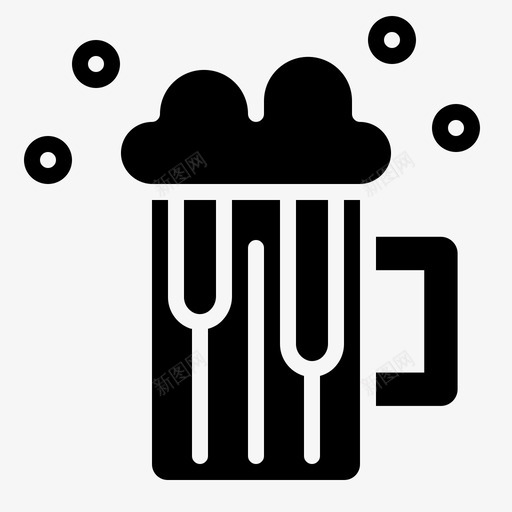 啤酒酒饮料svg_新图网 https://ixintu.com 啤酒 饮料 食物 派对 套餐