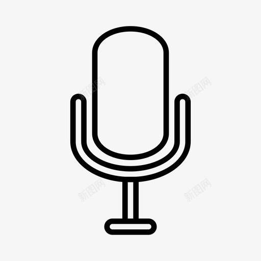 麦克风声音大语音svg_新图网 https://ixintu.com 声音大 麦克风 语音 用户界面 开发 网页设计