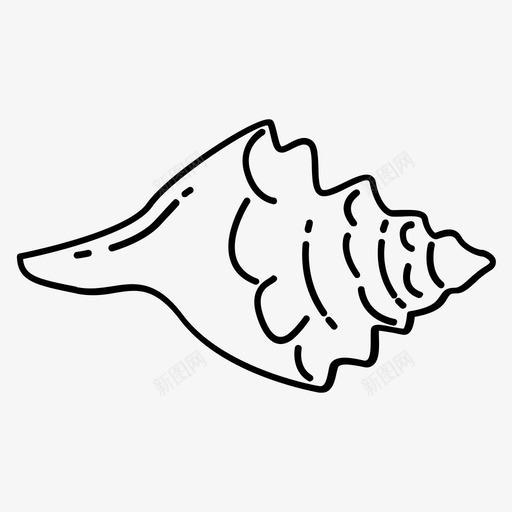 贝壳双壳类海鲜svg_新图网 https://ixintu.com 贝壳 双壳类 海鲜 贝类 蜗牛