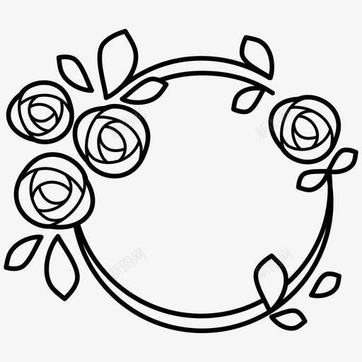 花架婚礼装饰品婚礼花svg_新图网 https://ixintu.com 花架 婚礼 装饰品 礼花 浪漫 设计 玫瑰 玫瑰花 花环