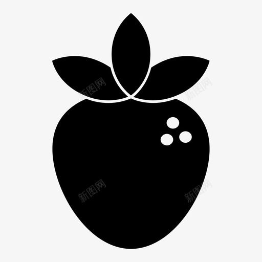 浆果水果健康svg_新图网 https://ixintu.com 水果 浆果 健康 植物 草莓