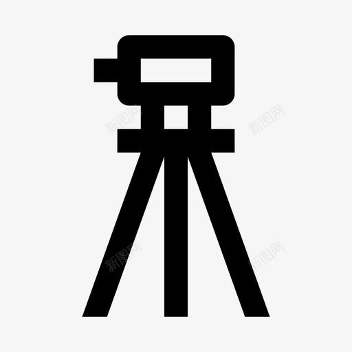 水准仪大地测量仪工具svg_新图网 https://ixintu.com 水准仪 大地 大地测量 测量仪 工具 建筑 线路
