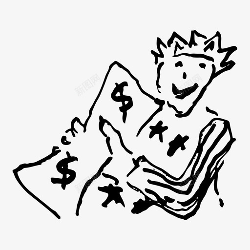 快乐的讨债人收到钱账单信件svg_新图网 https://ixintu.com 讨债 收到 乐的 快乐 税收 帕苏 彼得 收钱 账单 信件 钱账单