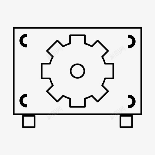 储物柜安全储物柜钱保险箱svg_新图网 https://ixintu.com 储物柜 安全 保险箱 价值 商业 金融
