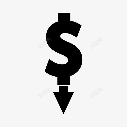 赔钱成本损害svg_新图网 https://ixintu.com 赔钱 成本 损害 劣势 下跌 营销网络 用户界面 字形