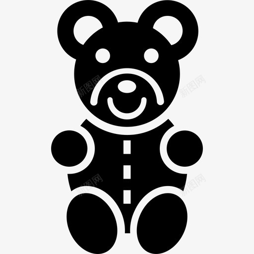 泰迪熊宝宝孩子svg_新图网 https://ixintu.com 泰迪 宝宝 熊泰迪 熊宝宝 孩子 玩具 实心 图标