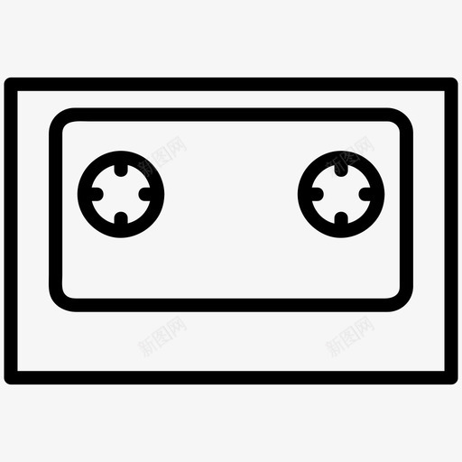 磁带盒式磁带经典svg_新图网 https://ixintu.com 磁带 盒式 经典 媒体 音乐 歌曲