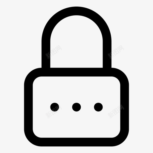 挂锁密码隐私svg_新图网 https://ixintu.com 挂锁 密码 隐私 安全 字体