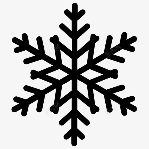 雪花装饰雪花雪花设计svg_新图网 https://ixintu.com 雪花 装饰 设计 图案 冬季 主题 几何 图标