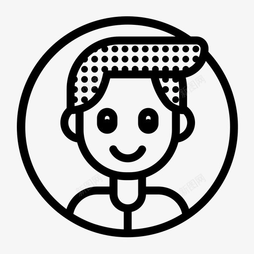 男人化身男孩角色svg_新图网 https://ixintu.com 男人 化身 男孩 角色 人物 卡通 头像