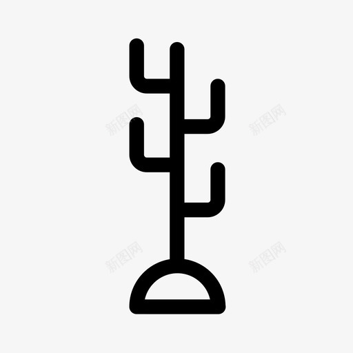 立式衣架衣架家具svg_新图网 https://ixintu.com 衣架 立式 家具 家俱 室内