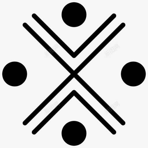 阿迪卡拉符号古代标志文化设计svg_新图网 https://ixintu.com 部落 符号 阿迪 卡拉 古代 标志 文化 设计 设计部 图案 线图