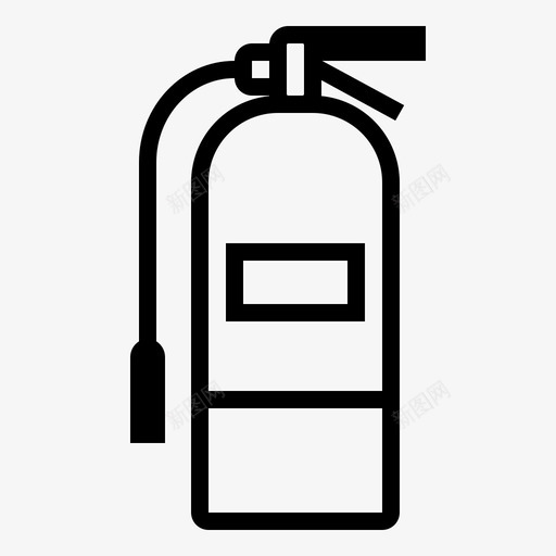 灭火器消防员火焰svg_新图网 https://ixintu.com 灭火器 消防员 火焰