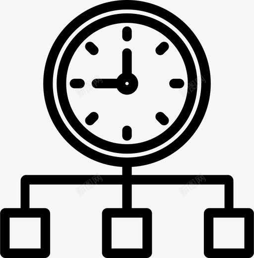 时间管理商业行政svg_新图网 https://ixintu.com 时间管理 商业 行政 生产力