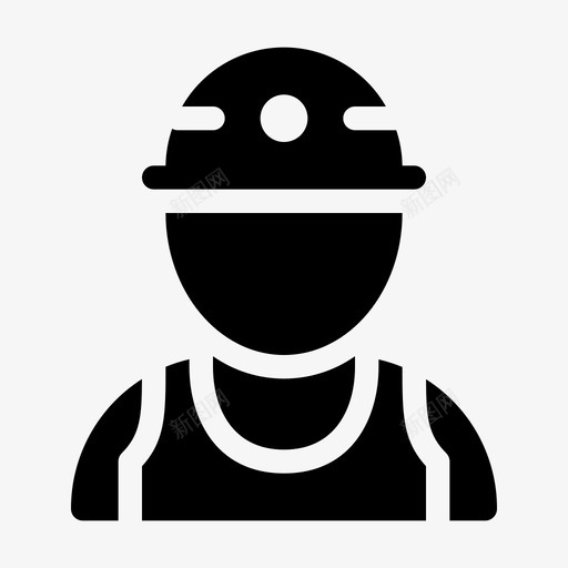 矿工建筑工人工程师svg_新图网 https://ixintu.com 矿工 建筑 建筑工 工人 工程师 劳工 水管 管工
