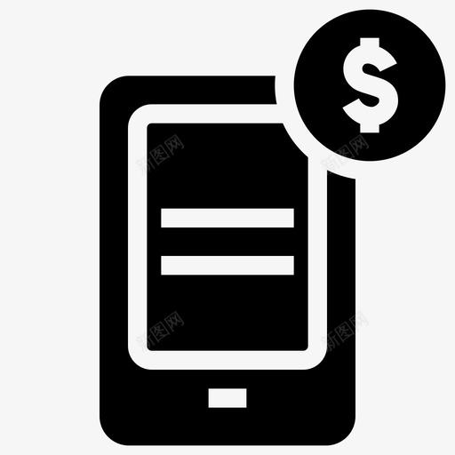 手机银行货币支付svg_新图网 https://ixintu.com 银行 手机 货币 支付 金融 稳健