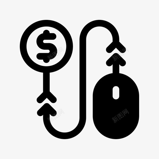 按点击付费营销ppcsvg_新图网 https://ixintu.com 点击 付费 营销 网站 填充 提纲