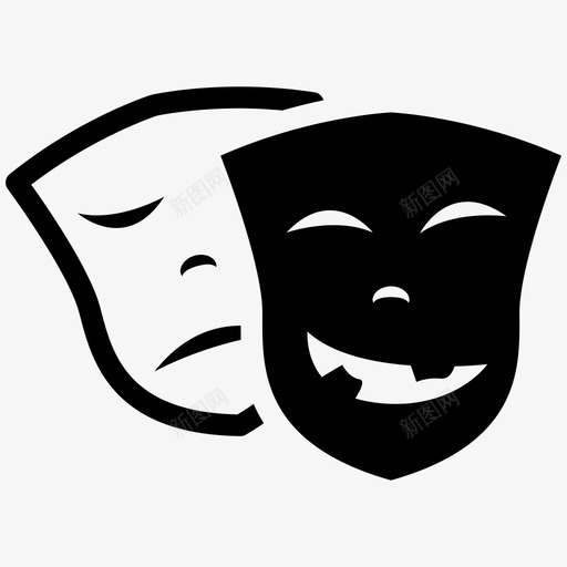 剧院面具嘉年华喜剧svg_新图网 https://ixintu.com 剧院 面具 嘉年华 喜剧 悲剧 学校
