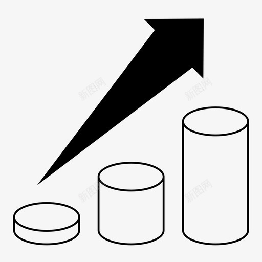 柱面图三维业务svg_新图网 https://ixintu.com 柱面 业务 演示 图三 三维 信息