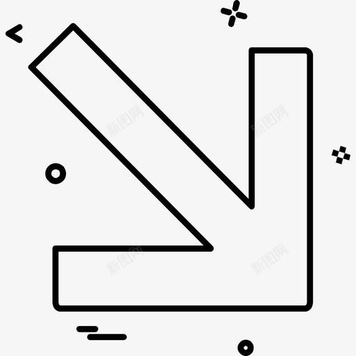 箭头方向右svg_新图网 https://ixintu.com 箭头 方向右 向右 道恩